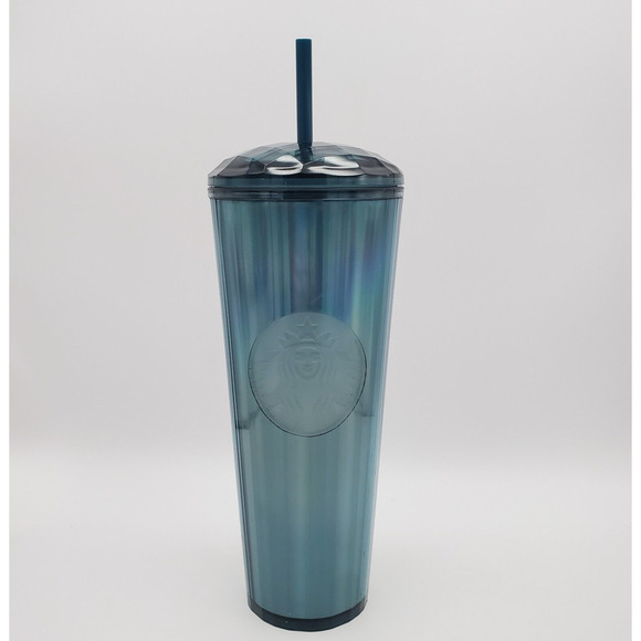 Starbucks Tumbler Ocean Kaleidoscope 2022 Cold Cup Venti 24oz NWT - Picture 8 of 8